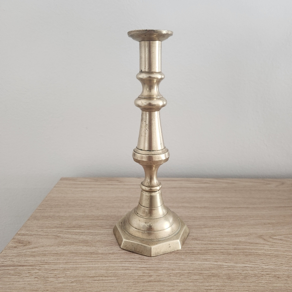 Vintage Brass Candlestick Holder